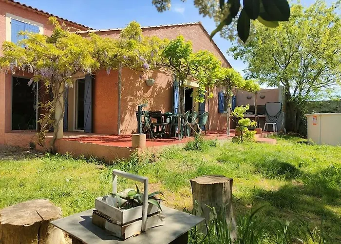 Les Glycines-villa Climatisée-piscine-bbq-parking Villa